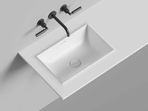 Раковина из искусственного камня S-Stone Salini Onda 14022061MN 200х70 накладная цвет белый - фото 4